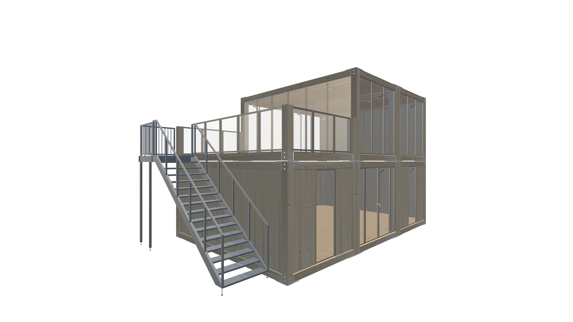 Pop-Up Store Entwurf 219 Screenshot - Hinten Links