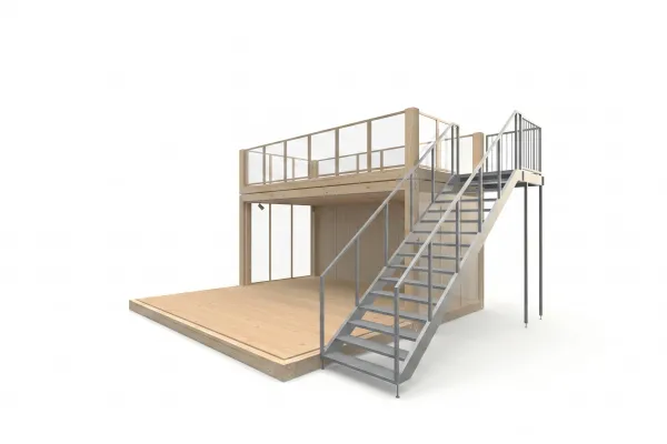 Woodline | Entwurf 211 - Foto Woodline | Entwurf 211 - Holzmodul