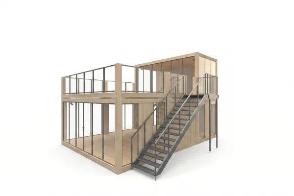 Woodline | Entwurf 202 - Foto Woodline | Entwurf 202 - Holzmodul