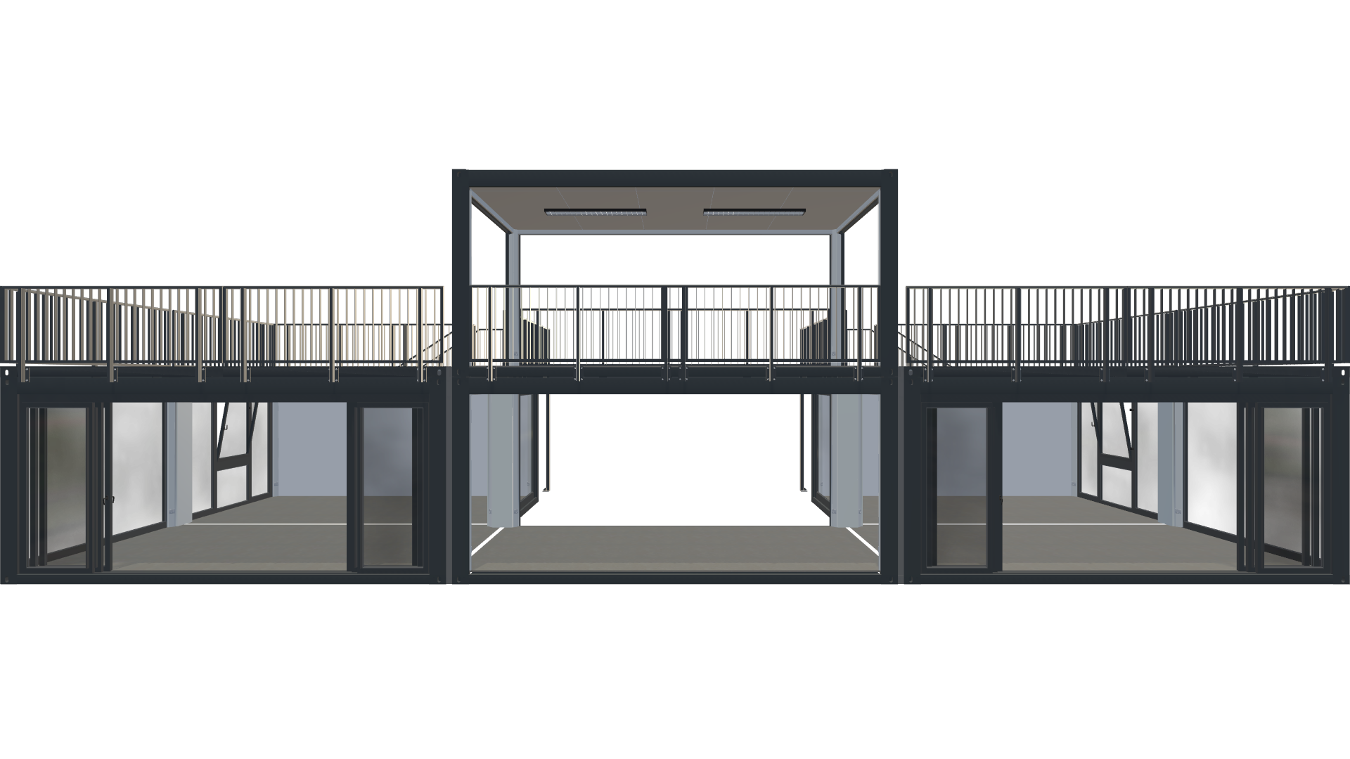 Festivalcontainer Entwurf Screenshot - Frontal
