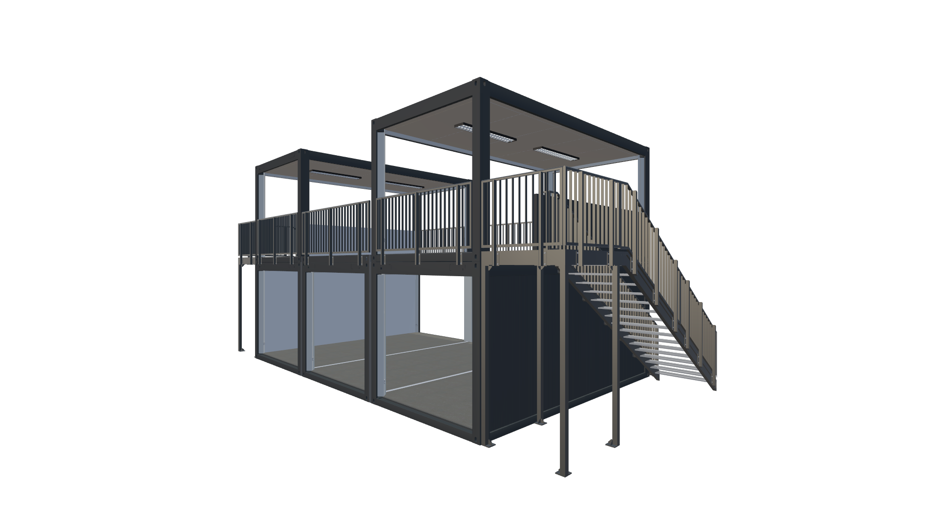 Gastro-Modul Skyline Screenshot - Hinten Links