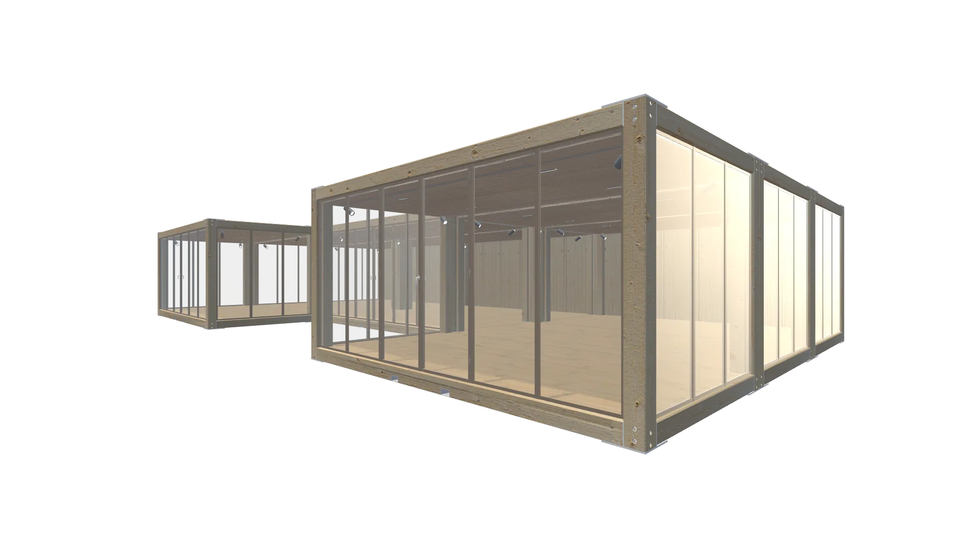 Messecontainer Entwurf 204 Screenshot - Vorne Rechts Messecontainer Entwurf 204 Screenshot - Vorne Rechts