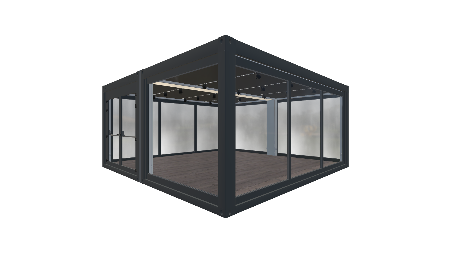 Showroom Eventcontainer 128 Screenshot - Vorne Links