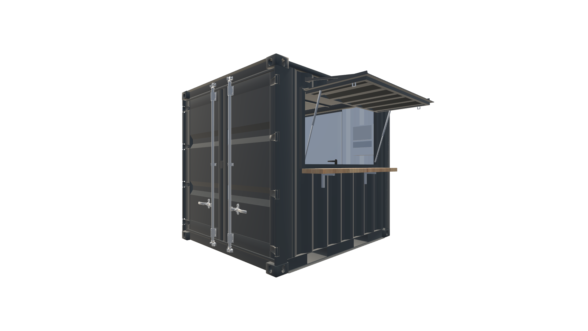 Pfandrückgabe-Container – Mobile Becherrückgabe für Messen & Events Screenshot - Vorne Links
