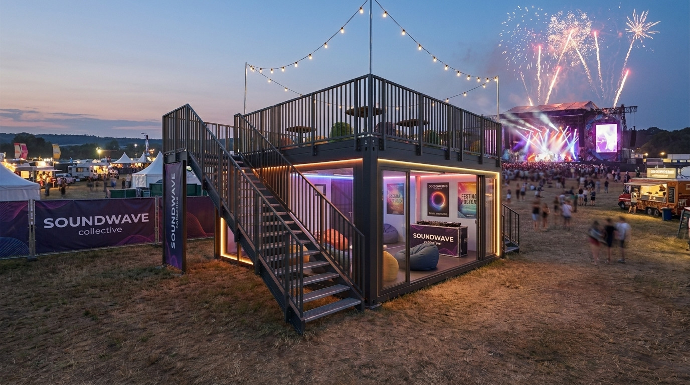 Festivalcontainer Sound-Lounge
