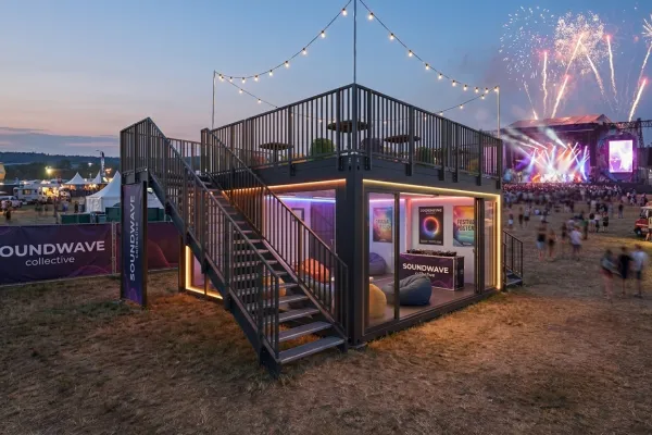 Festivalcontainer Sound-Lounge - Foto Festivalcontainer Sound-Lounge