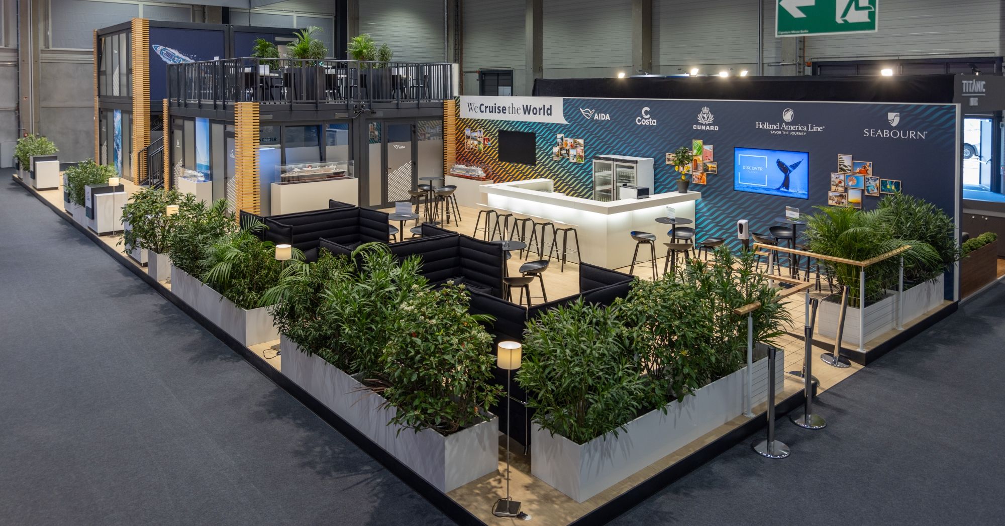 AIDA Messestand ITB Eventcontainer 2