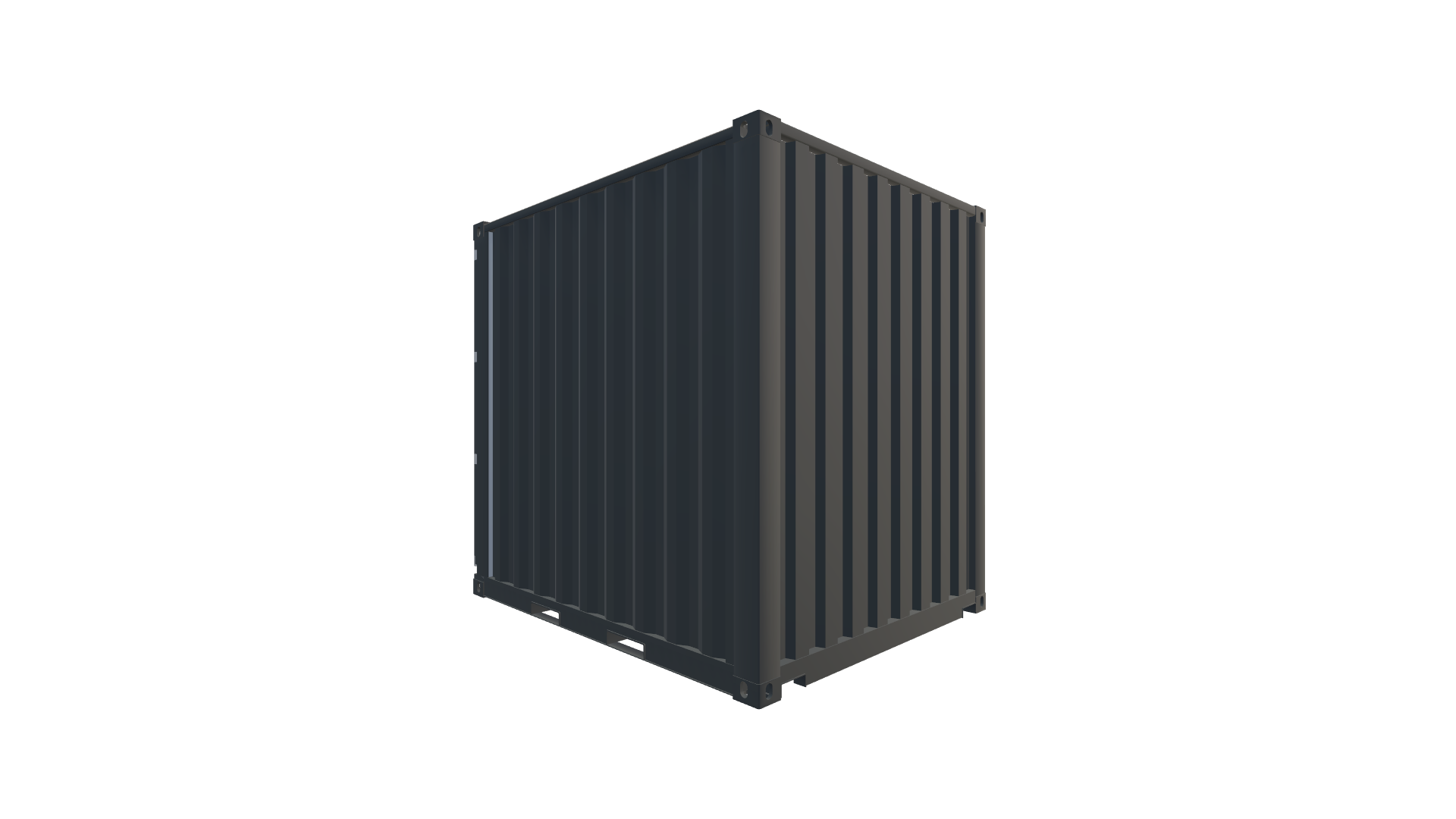 10 Fuß High Cube Container Screenshot - Vorne Rechts