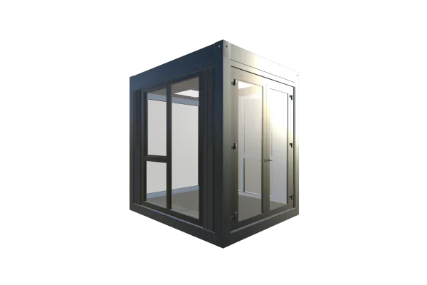 Bürocontainer Plus Line | Entwurf 10 - Foto Bürocontainer Plus Line | Entwurf 10 Screenshot - Vorne Rechts