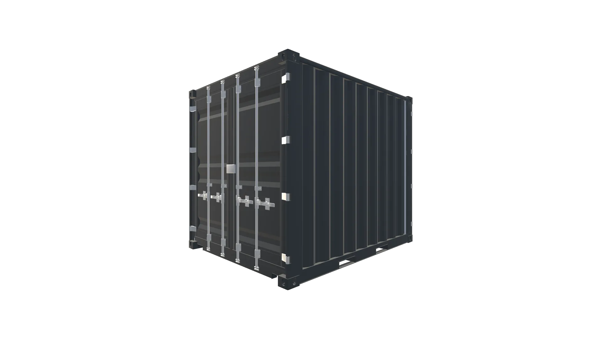 10 Fuß Double Door Container Screenshot - Vorne Links 10 Fuß Double Door Container Screenshot - Vorne Links