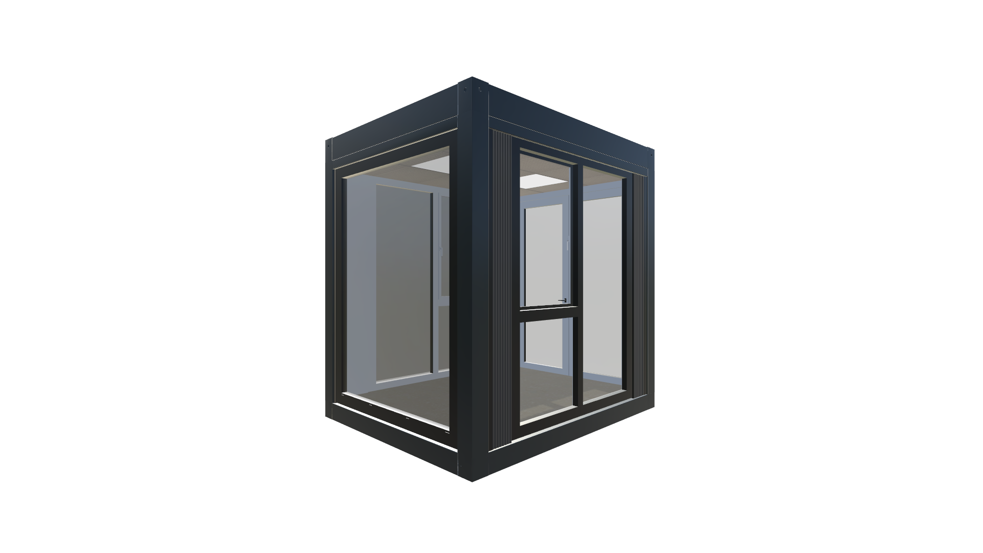 Bürocontainer Plus Line | Entwurf 10 Screenshot - Vorne Links