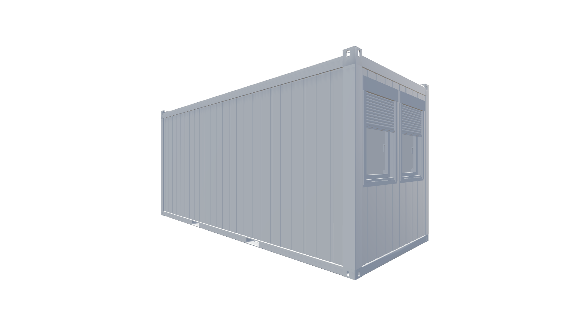 Classic Line Bürocontainer Screenshot - Vorne Rechts