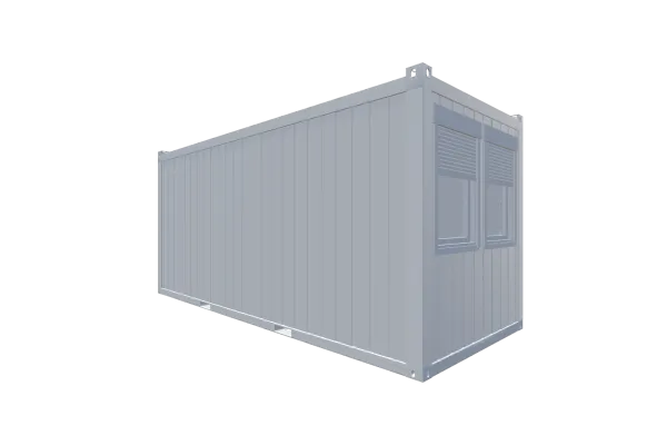 Classic Line Bürocontainer | 20' - Foto Classic Line Bürocontainer Screenshot - Vorne Rechts