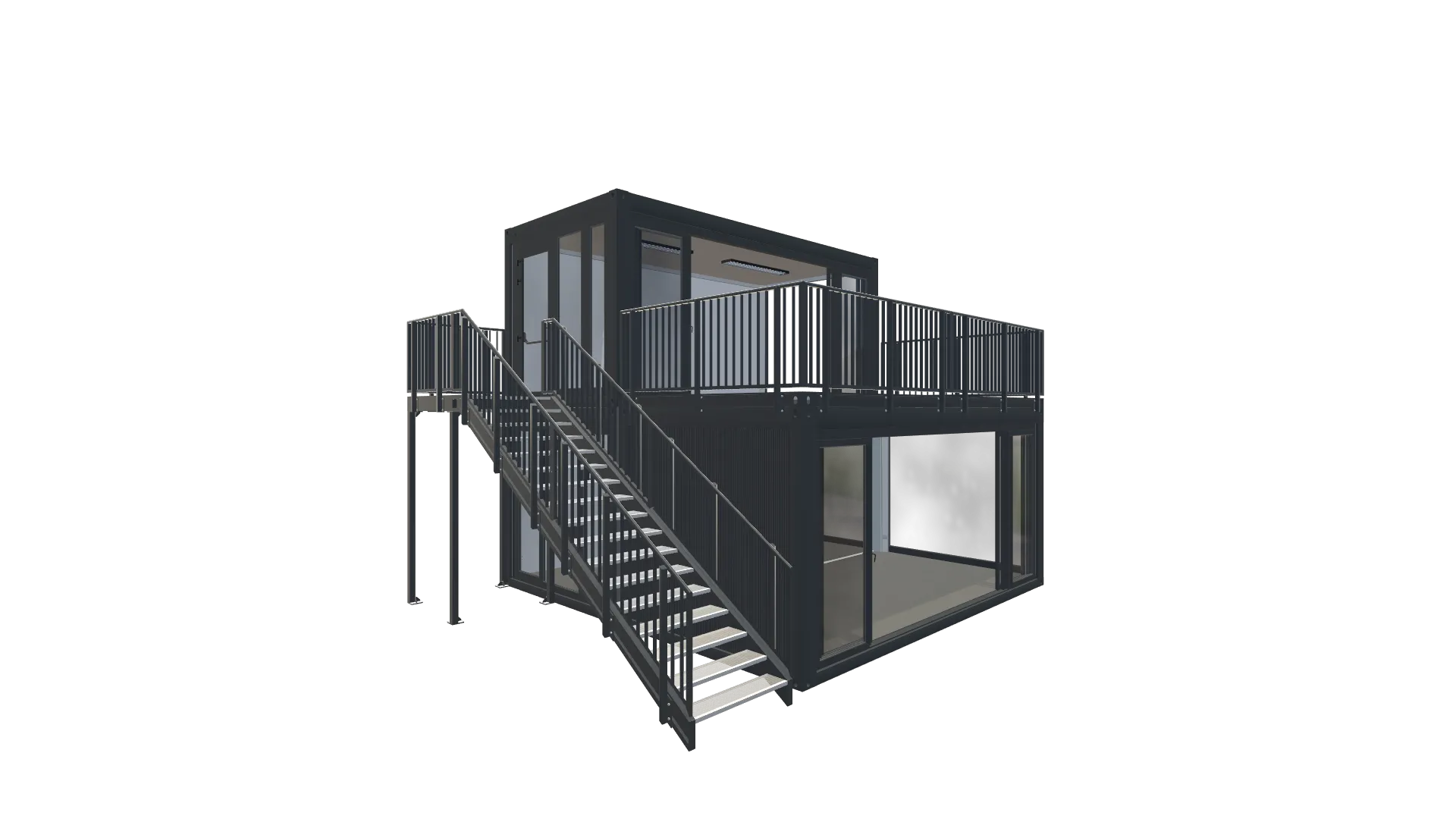 Messecontainer Entwurf 67 Screenshot - Vorne Links Messecontainer Entwurf 67 Screenshot - Vorne Links