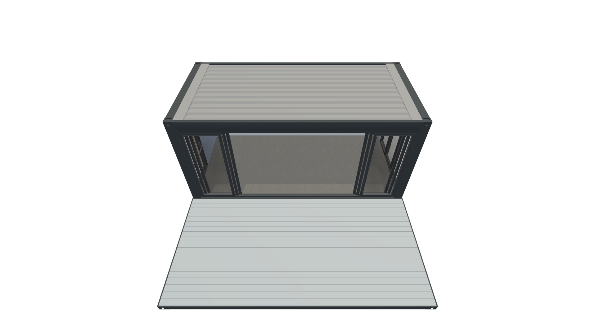 Kiosk Container- small Screenshot - Schräg Oben