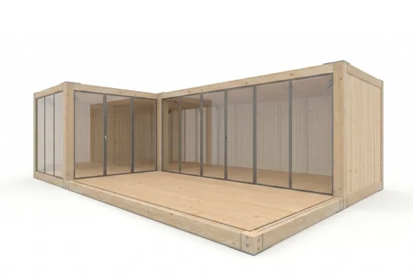 Woodline | Entwurf 214 - Foto Woodline | Entwurf 214 - Holzmodul