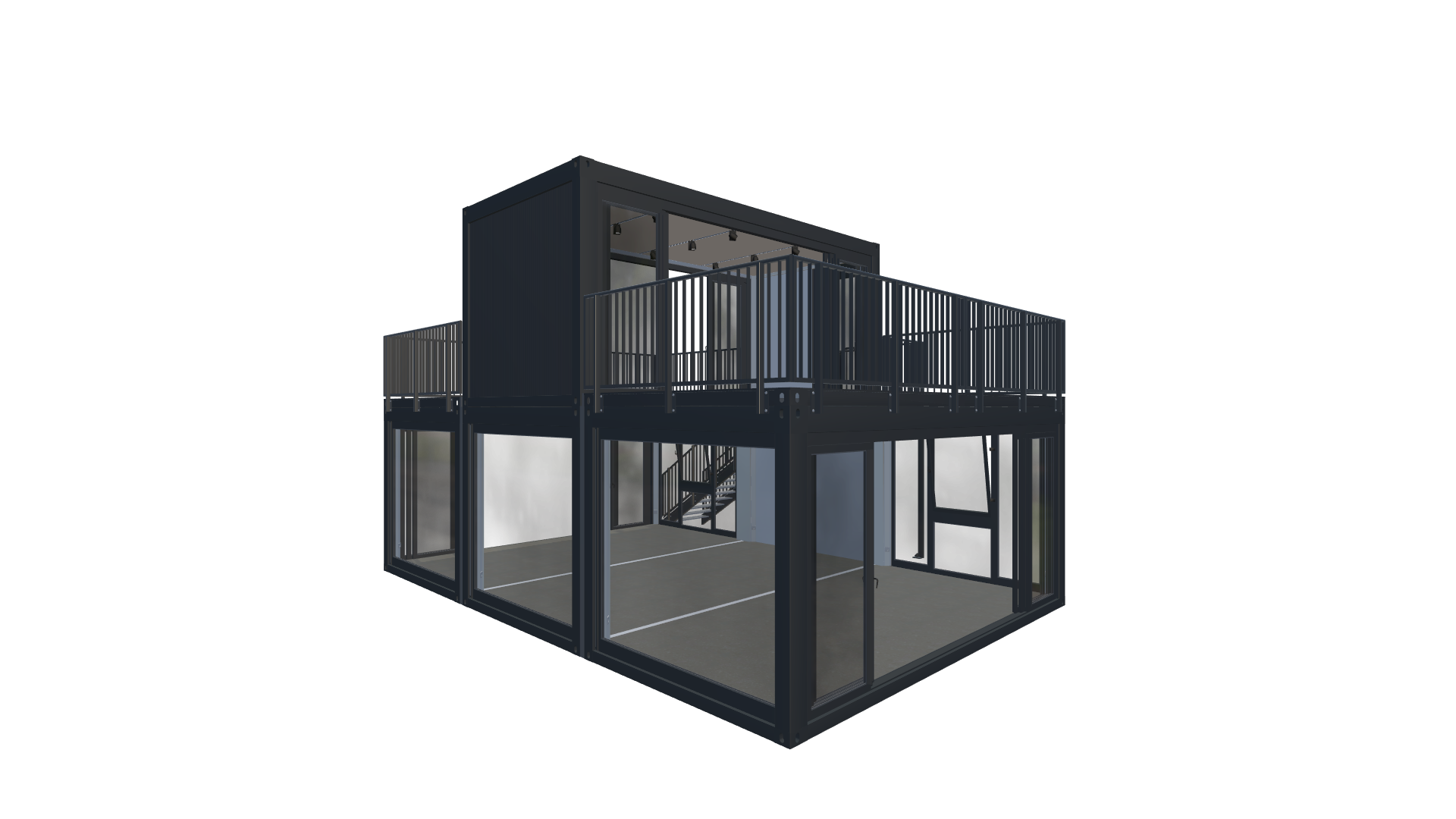 Pop-Up Store Entwurf 107 Screenshot - Hinten Rechts