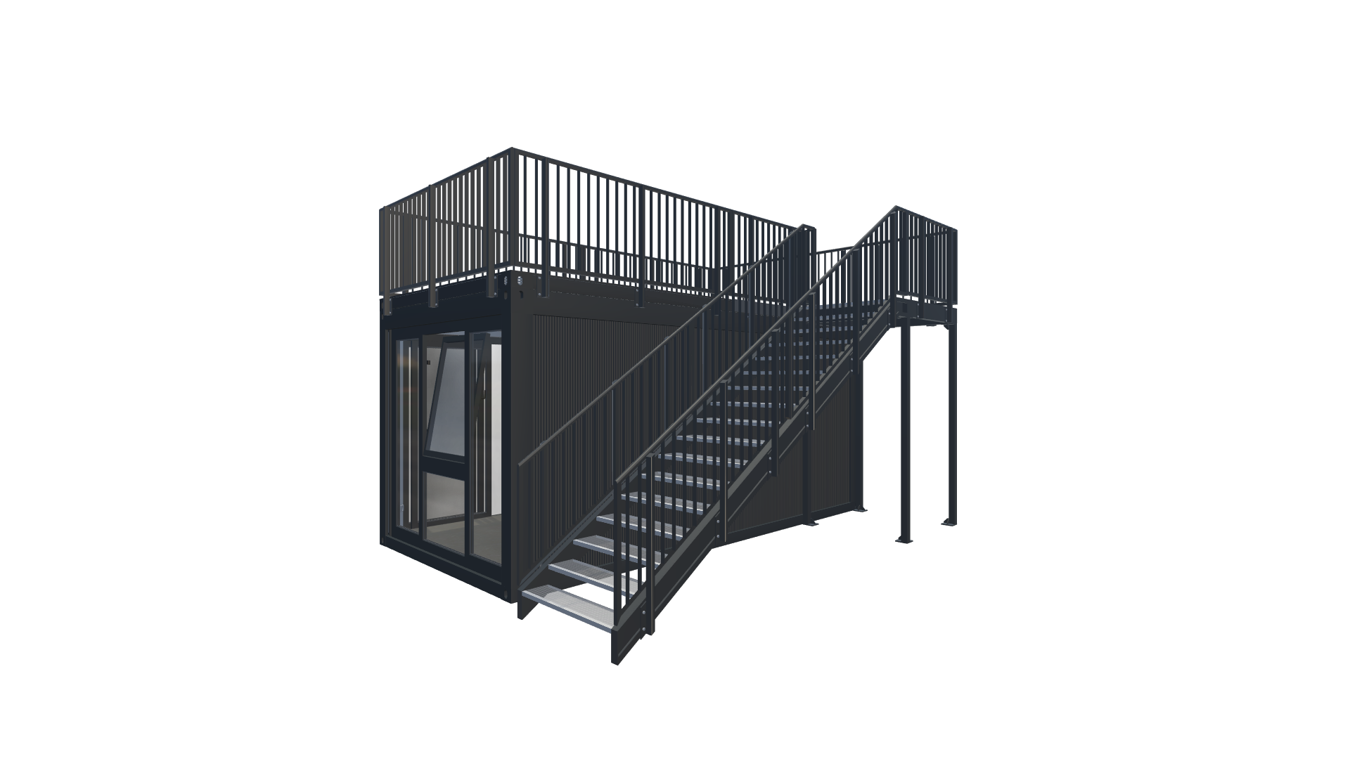 Roadshow Container Entwurf 1 Screenshot - Hinten Rechts