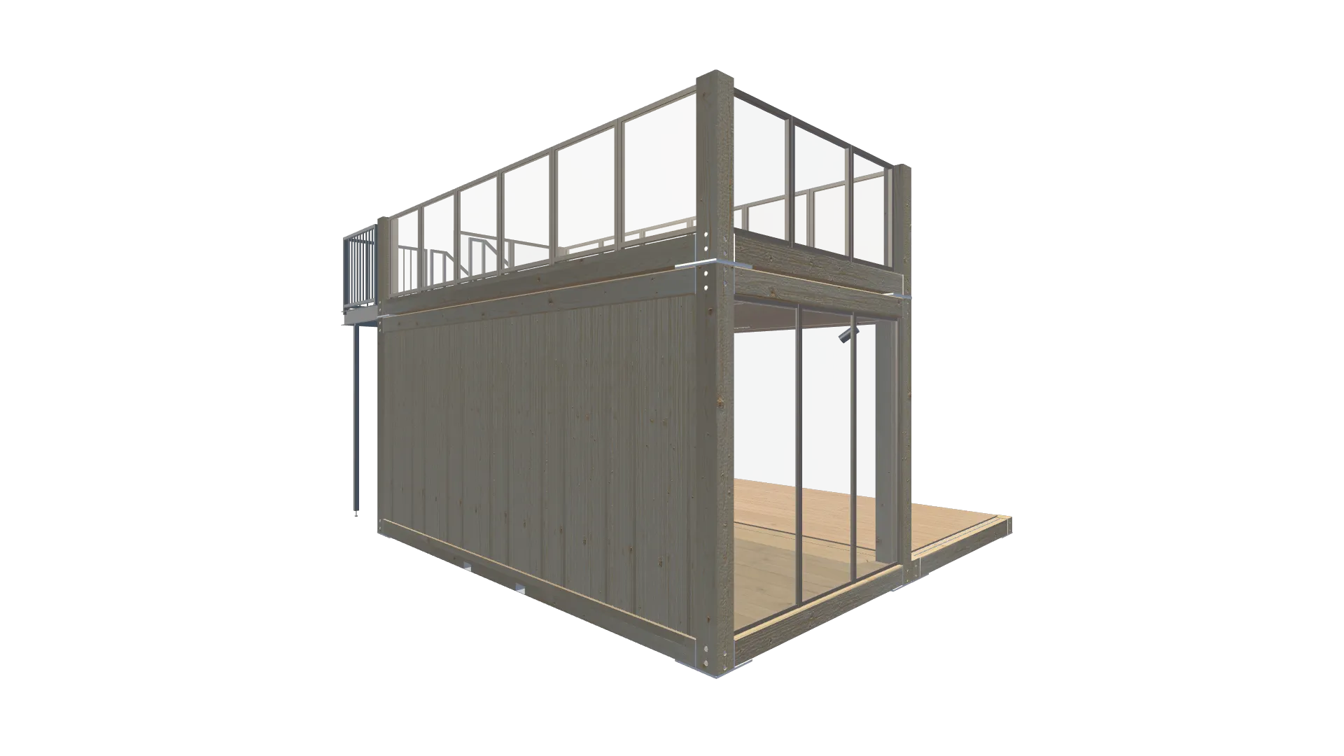 Festivalcontainer Woodline - Fashion Screenshot - Hinten Links Festivalcontainer Woodline - Fashion Screenshot - Hinten Links
