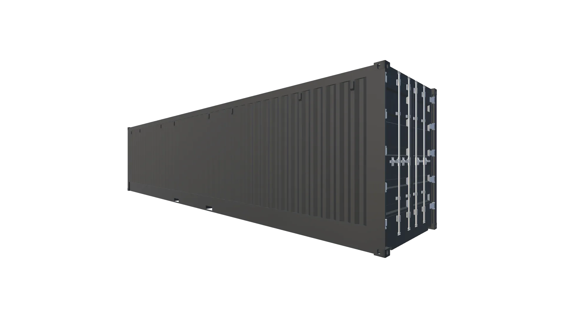 40 Fuß High Cube Open Side Container Screenshot - Hinten Links 40 Fuß High Cube Open Side Container Screenshot - Hinten Links