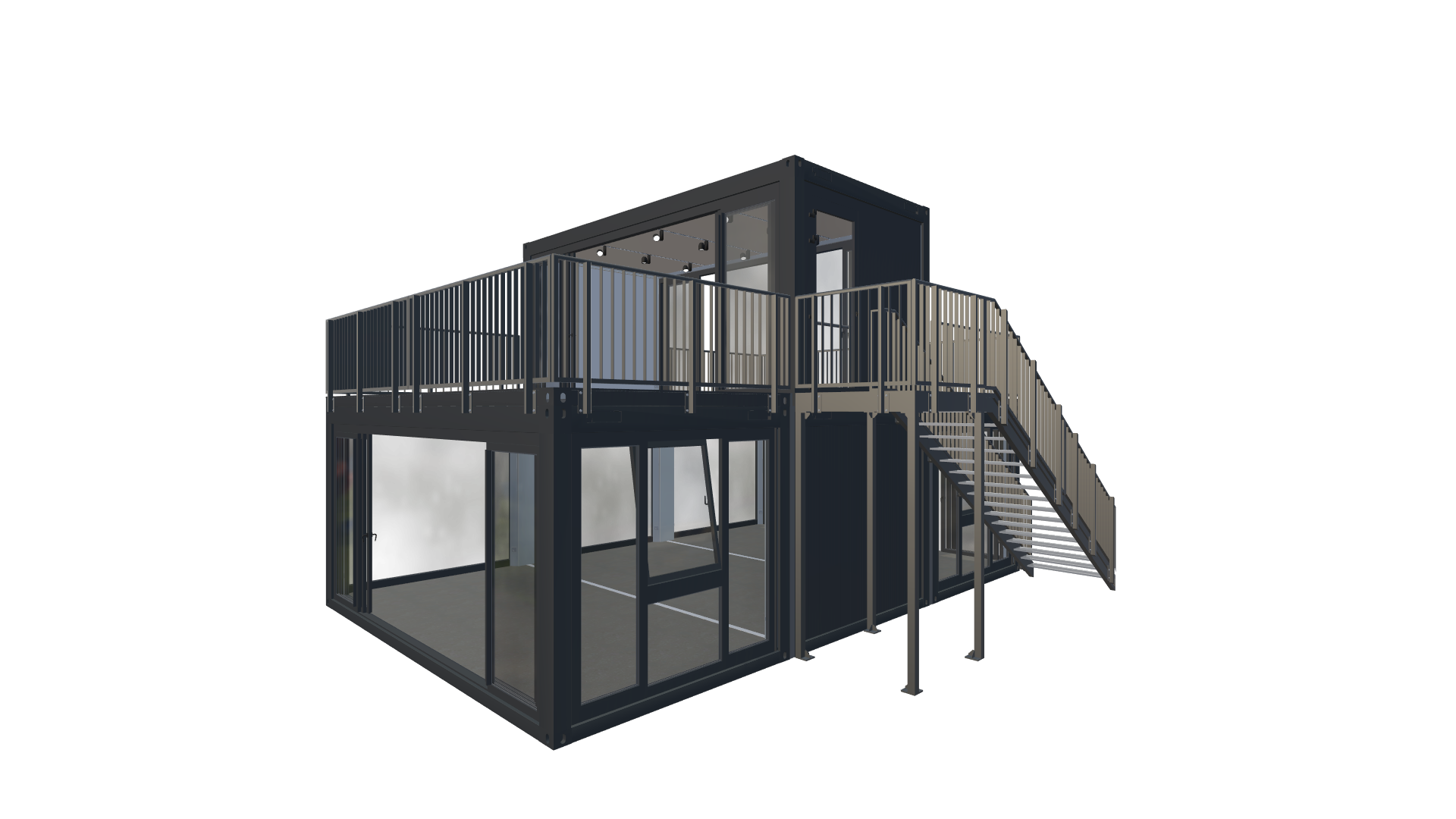 Pop-Up Store Entwurf 107 Screenshot - Hinten Links