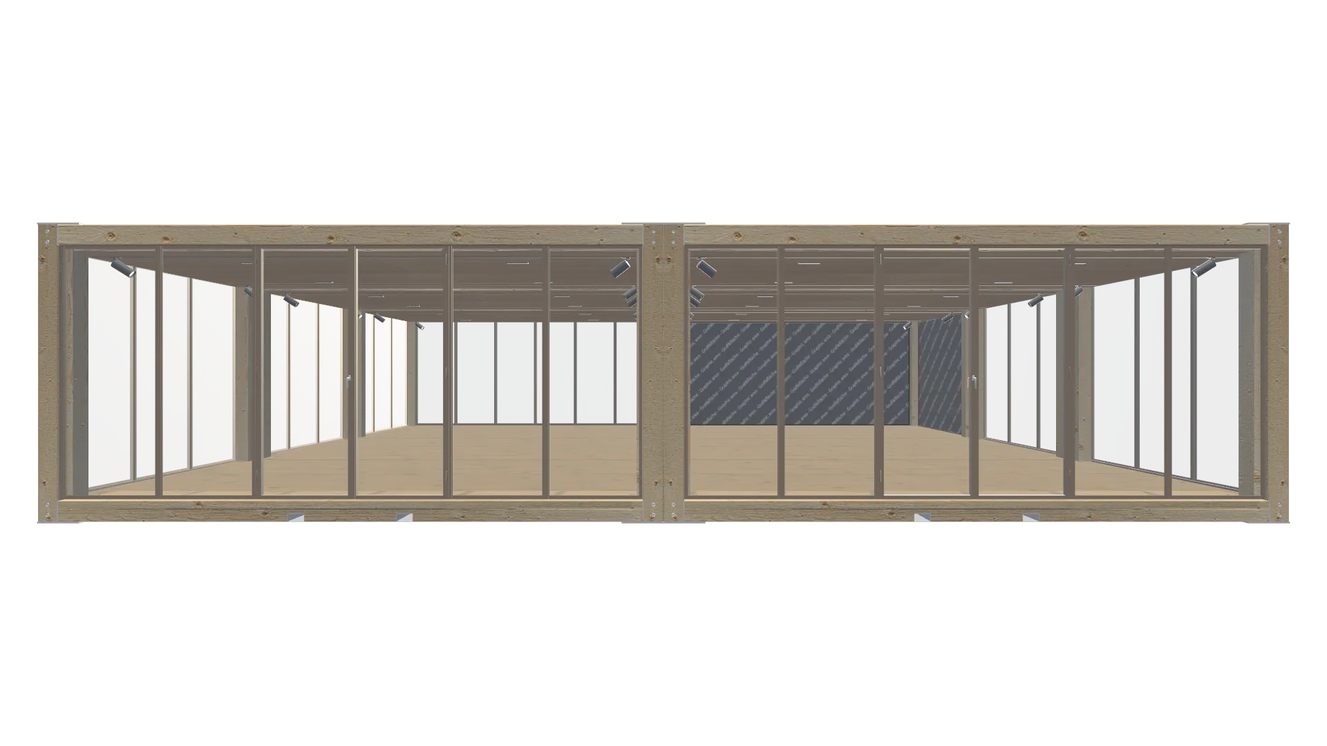 Pop-up Store Interior & Design – Modularer Holz-Pavillon Screenshot - Frontal Pop-up Store Interior & Design – Modularer Holz-Pavillon Screenshot - Frontal