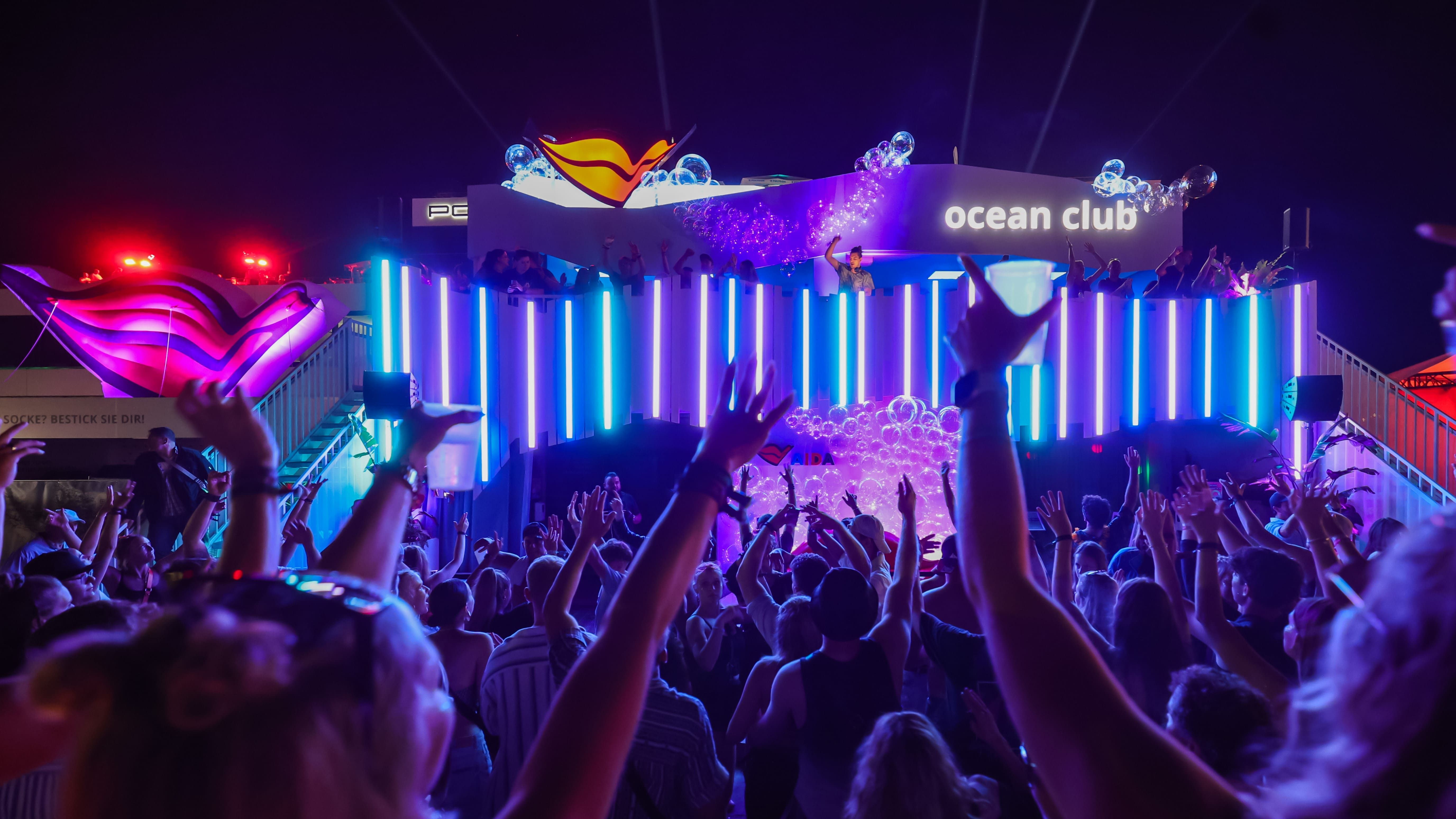 Eventcontainer - Der Ocean Club - AIDA
