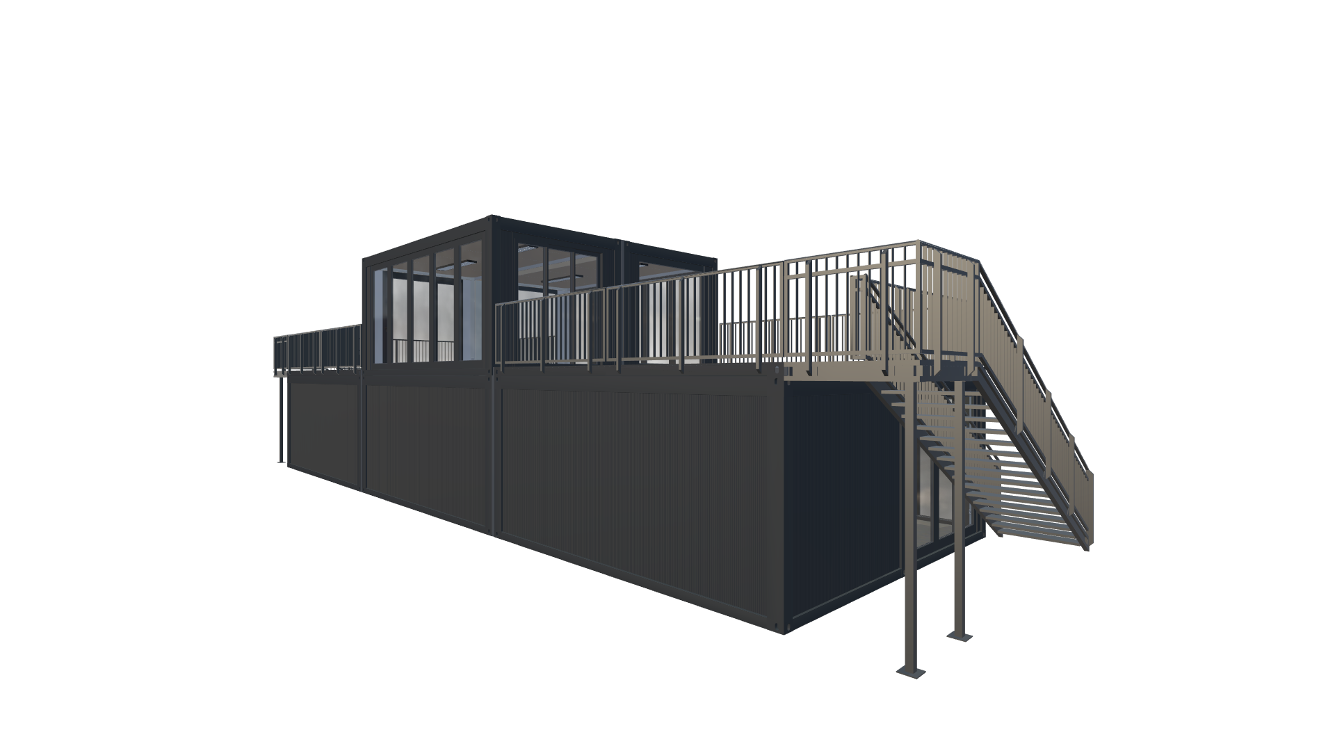 Eventcontainer Vario-Line | PREFAB 58 - Hinten Links Eventcontainer Vario-Line | PREFAB 58 - Screenshot - Hinten Links