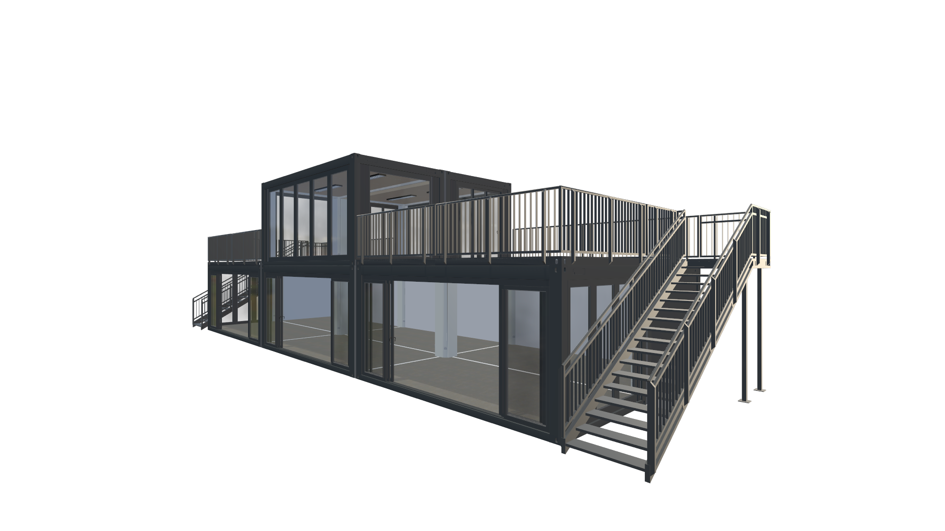 Eventcontainer Vario-Line | PREFAB 58 - Screenshot - Vorne Rechts