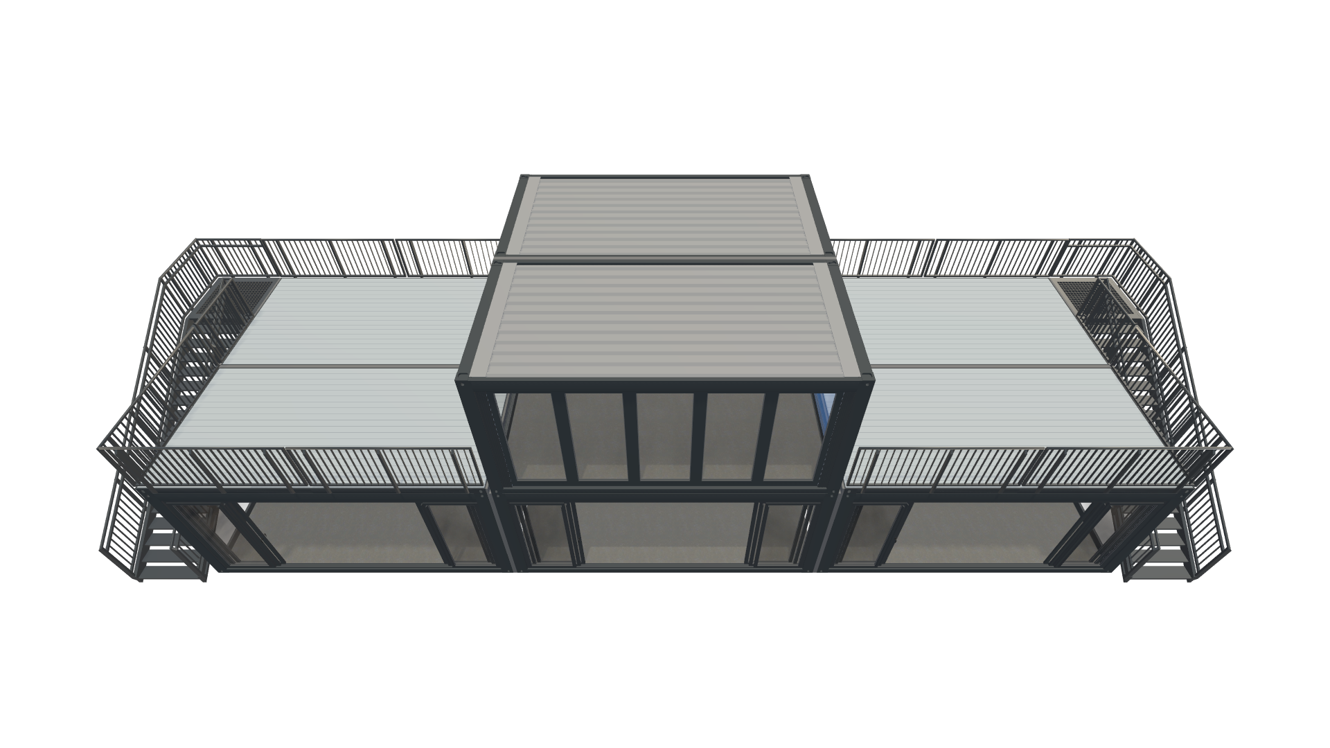 Eventcontainer Vario-Line | PREFAB 58 - Screenshot - Schräg Oben