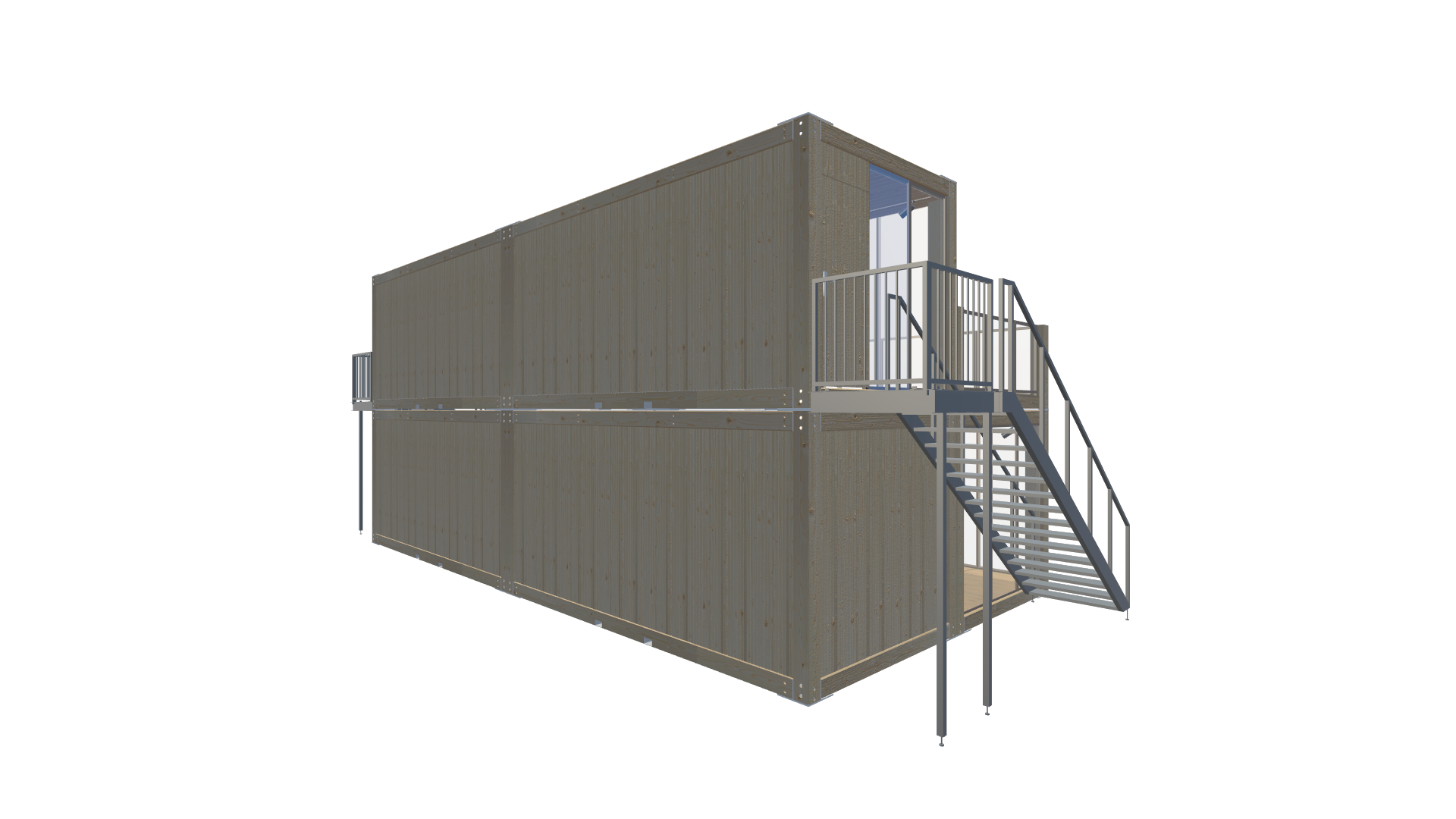 Holzmodule Woodline - PREFAB 217 - Hinten Links Holzmodule Woodline - PREFAB 217 - Screenshot - Hinten Links