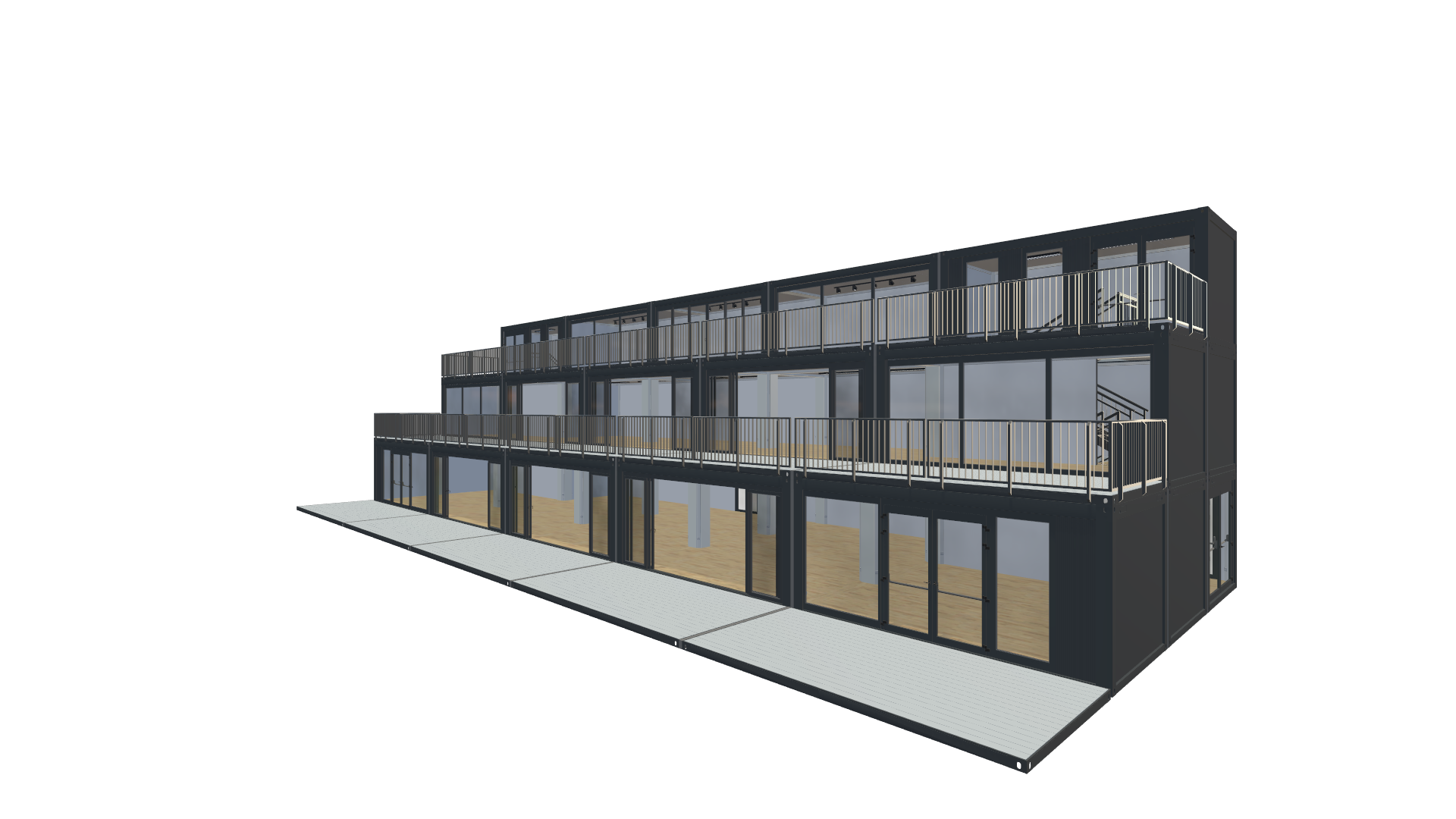 Eventcontainer Vario-Line | PREFAB 101 - Screenshot - Vorne Rechts