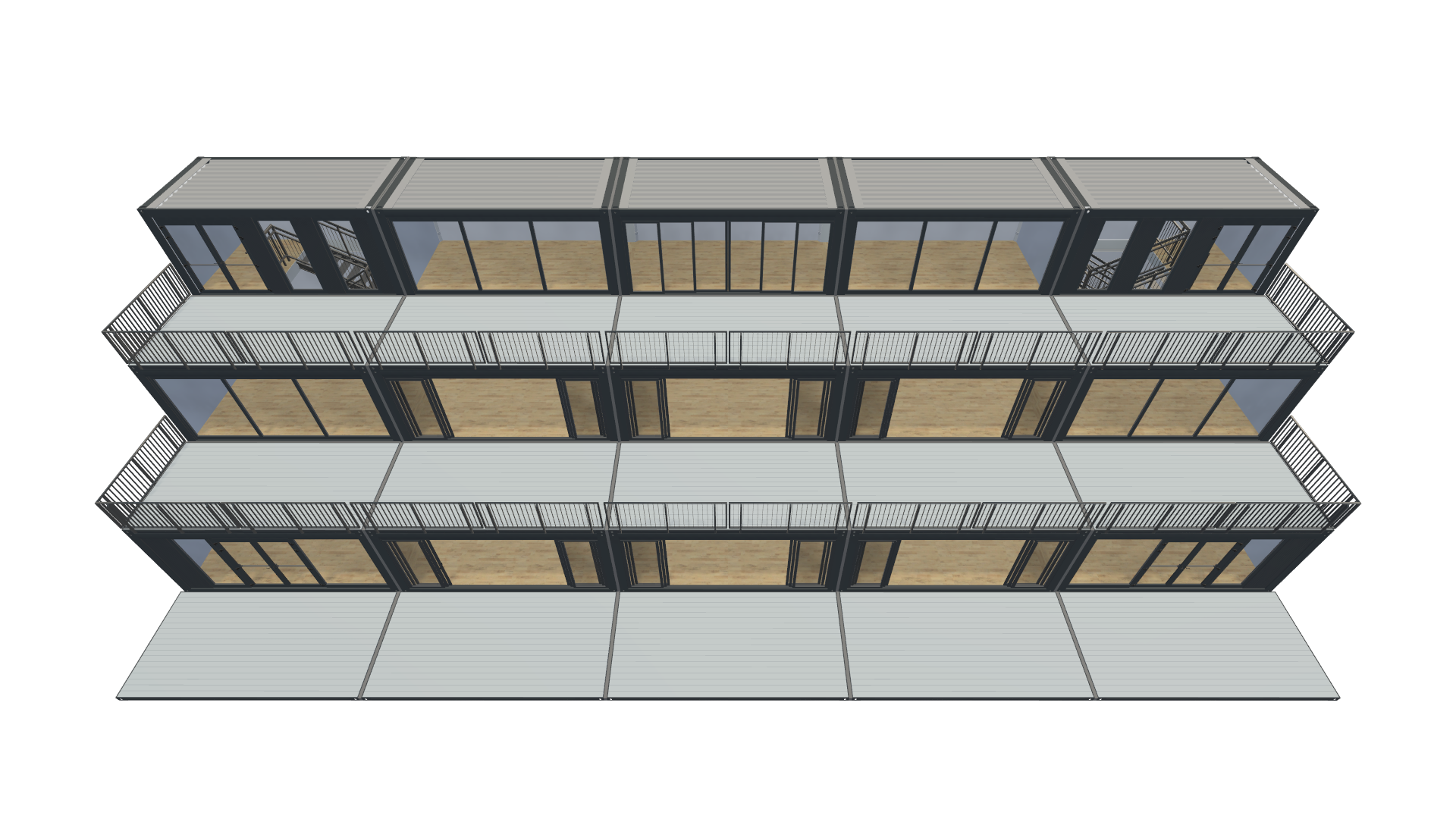 Eventcontainer Vario-Line | PREFAB 101 - Screenshot - Schräg Oben