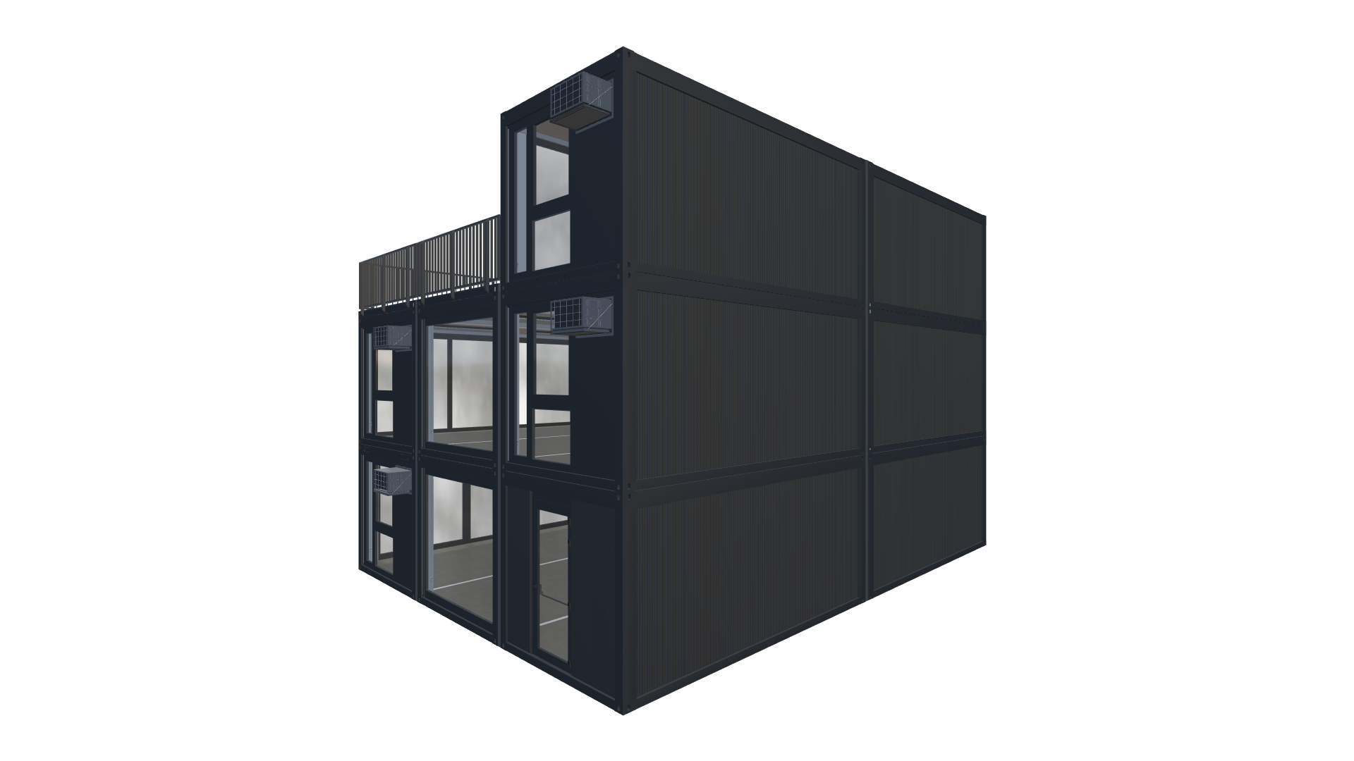 Eventcontainer Vario-Line | PREFAB 41 - Hinten Rechts Eventcontainer Vario-Line | PREFAB 41 - Screenshot - Hinten Rechts