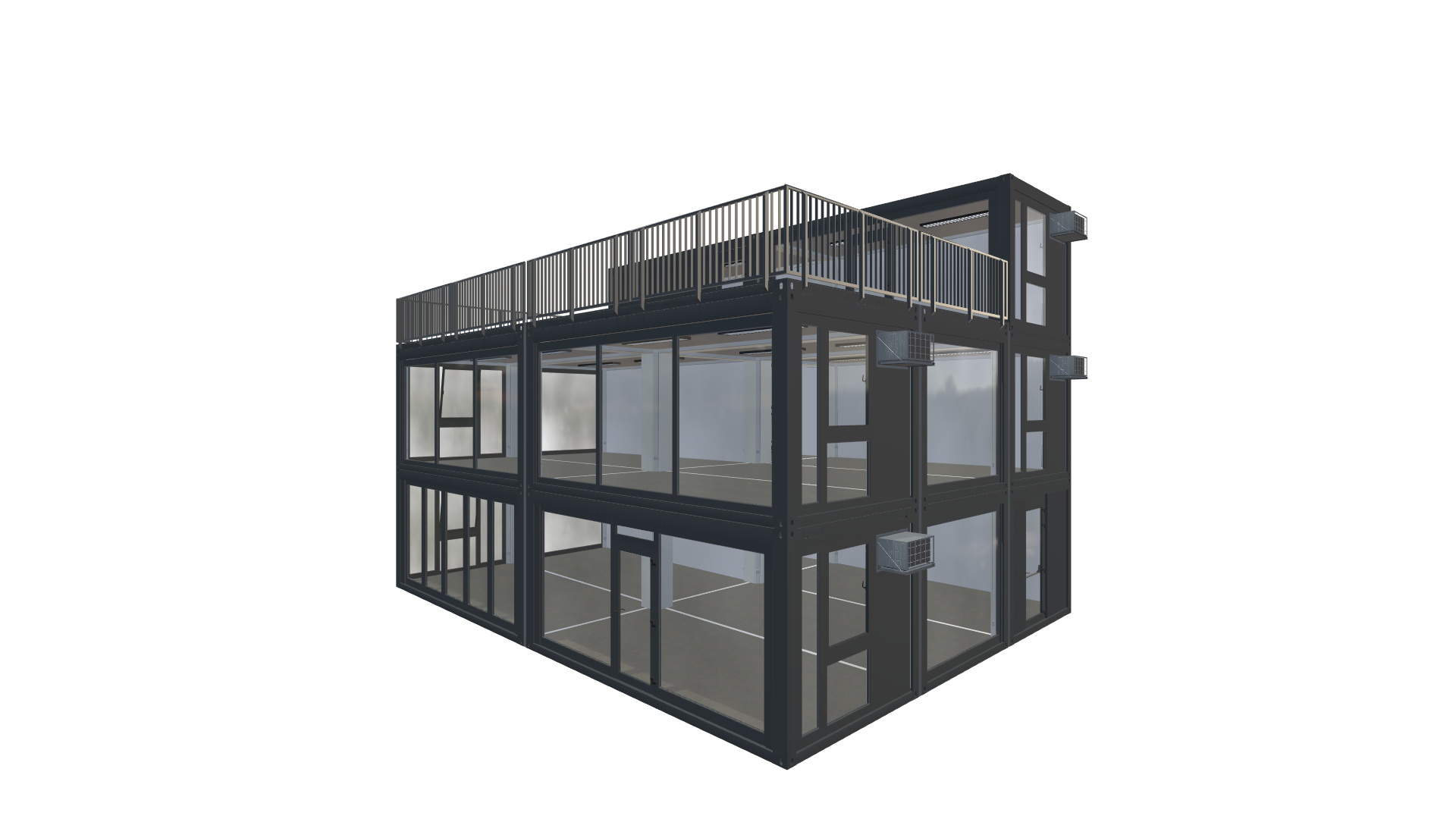 Eventcontainer Vario-Line | PREFAB 41 - Screenshot - Vorne Rechts