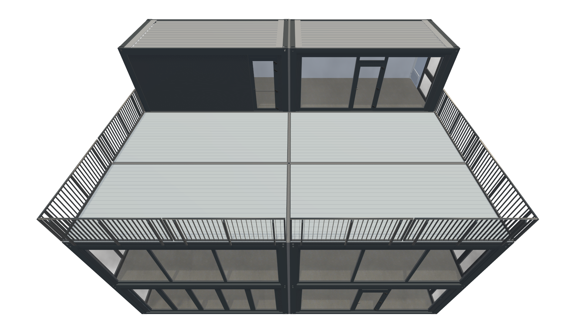 Eventcontainer Vario-Line | PREFAB 41 - Screenshot - Schräg Oben