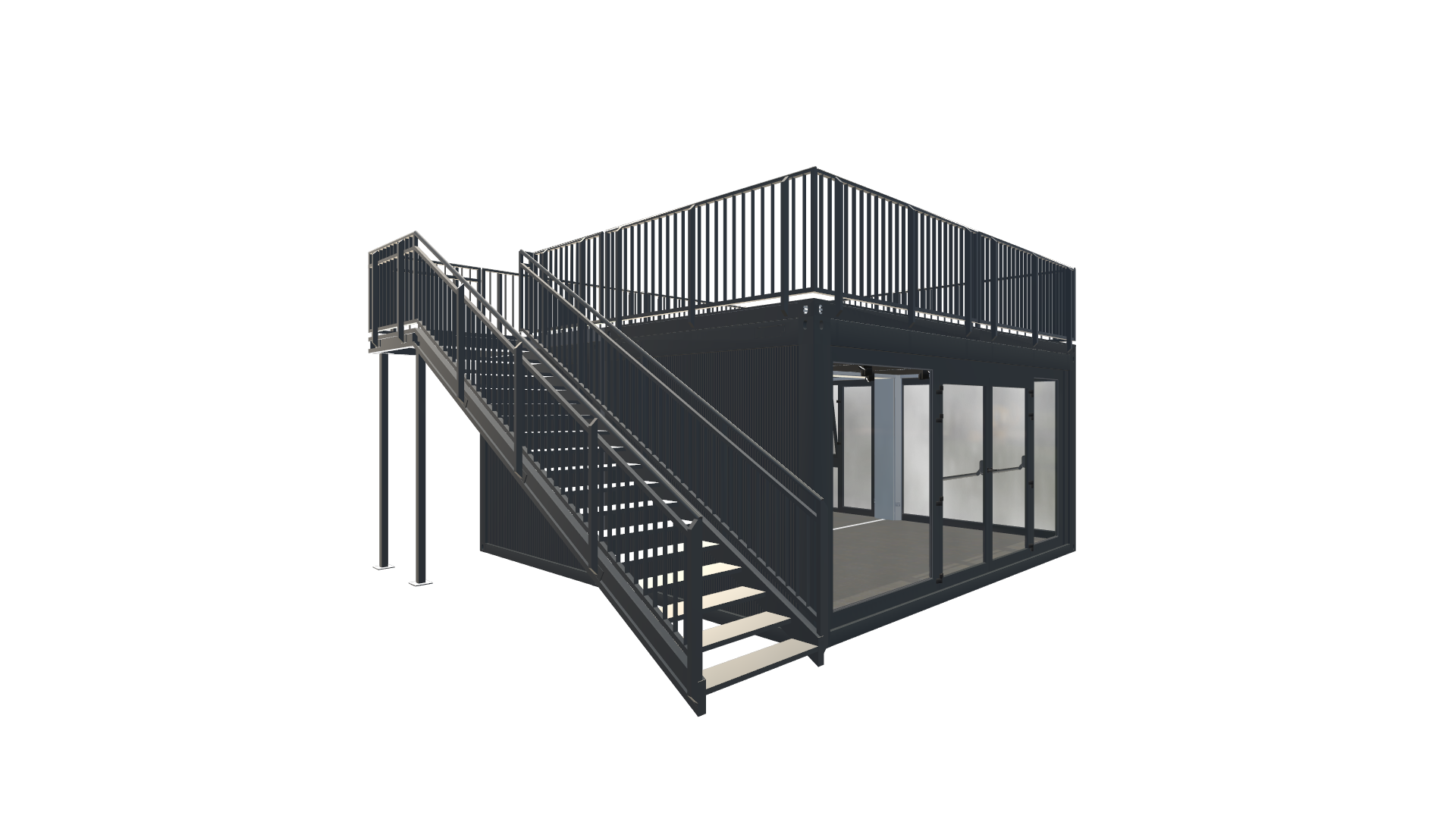 Eventcontainer Vario-Line | PREFAB 98 - Vorne Links Eventcontainer Vario-Line | PREFAB 98 - Screenshot - Vorne Links