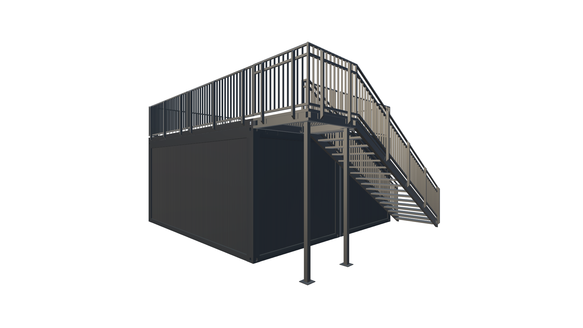 Eventcontainer Vario-Line | PREFAB 98 - Hinten Links Eventcontainer Vario-Line | PREFAB 98 - Screenshot - Hinten Links