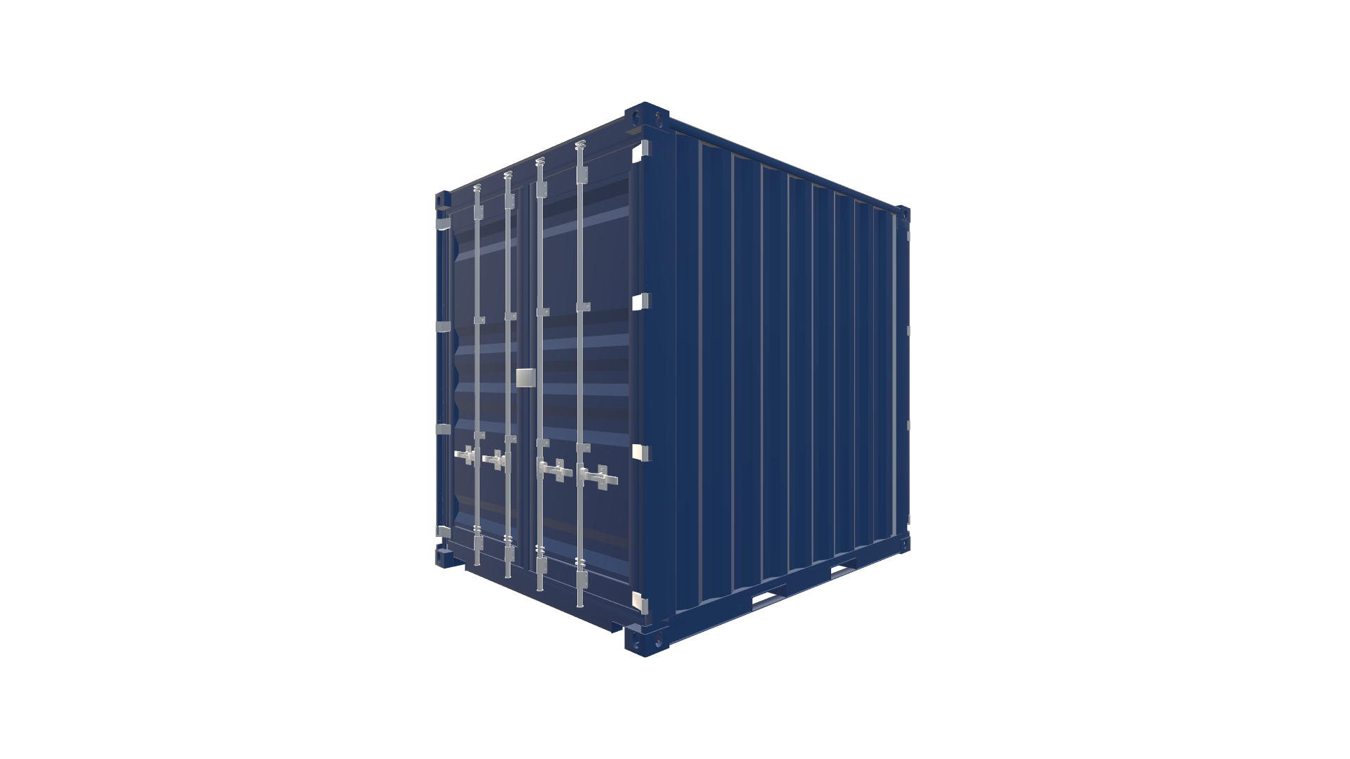 Seecontainer 10 Fuß HighCube DD - Screenshot - Vorne Links