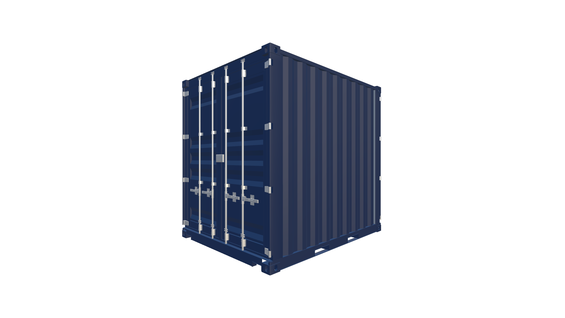 Seecontainer 10 Fuß HighCube DD - Hinten Rechts Seecontainer 10 Fuß HighCube DD - Screenshot - Hinten Rechts