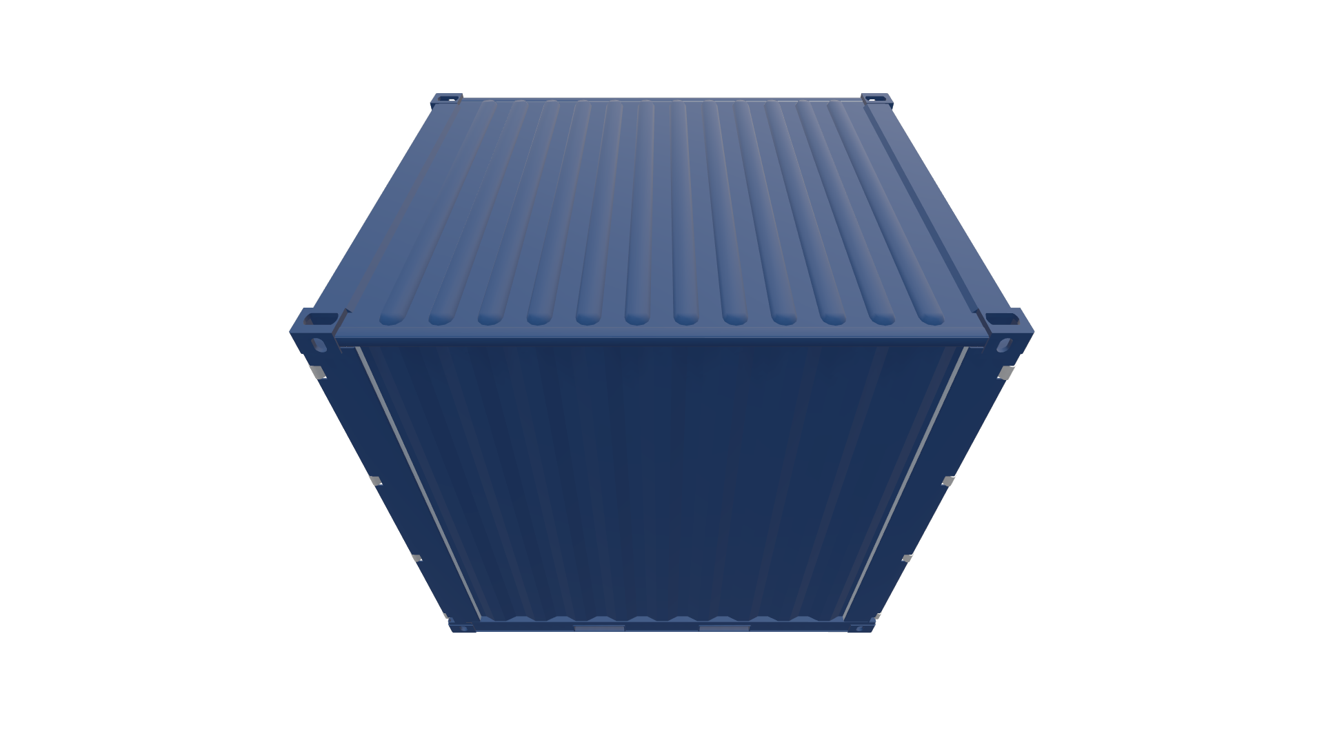 Seecontainer 10 Fuß HighCube DD - Screenshot - Schräg Oben