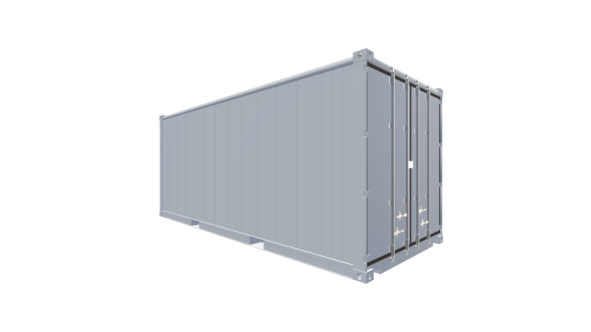 Seecontainer 20 Fuß Kühlcontainer - Screenshot - Vorne Rechts