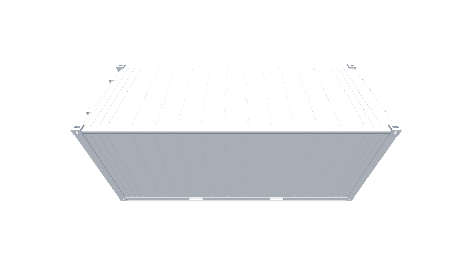 Seecontainer 20 Fuß Kühlcontainer - Screenshot - Schräg Oben