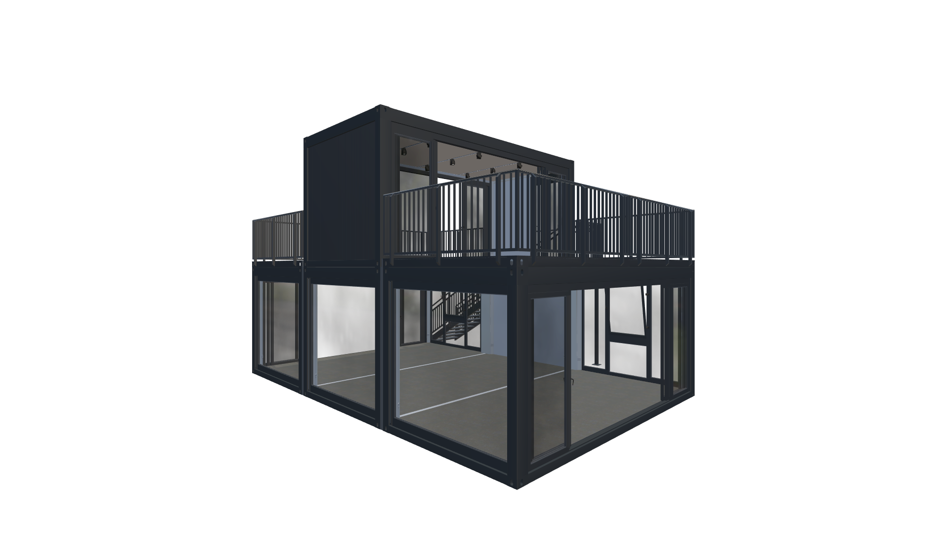 Eventcontainer Vario-Line | PREFAB 107 - Screenshot - Hinten Rechts