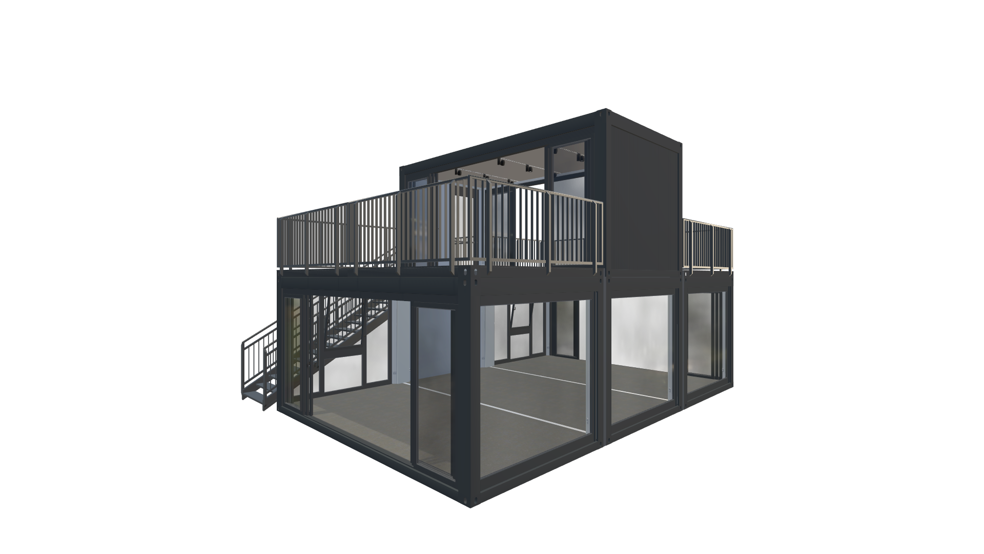 Eventcontainer Vario-Line | PREFAB 107 - Screenshot - Vorne Rechts