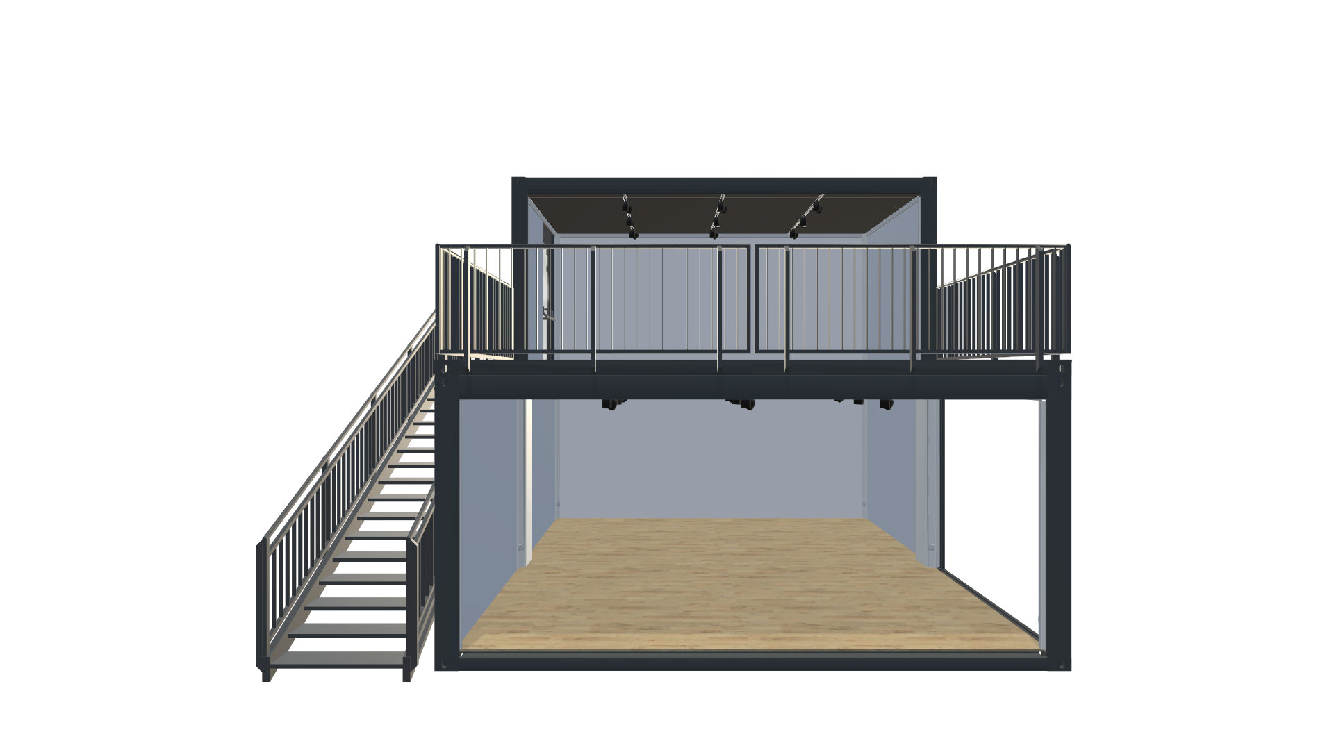 Eventcontainer Vario-Line | PREFAB 109 - Frontal Eventcontainer Vario-Line | PREFAB 109 - Screenshot - Frontal