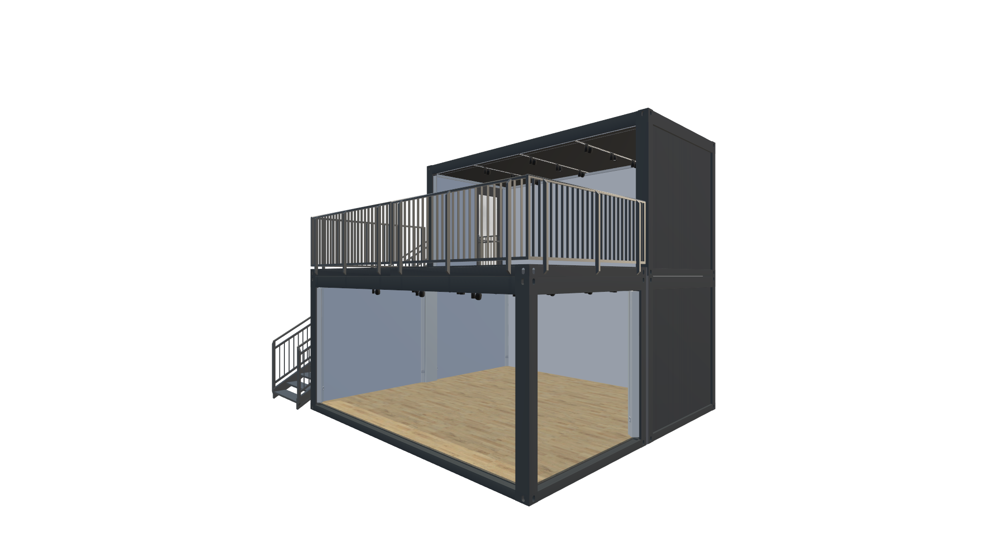 Eventcontainer Vario-Line | PREFAB 109 - Screenshot - Vorne Rechts