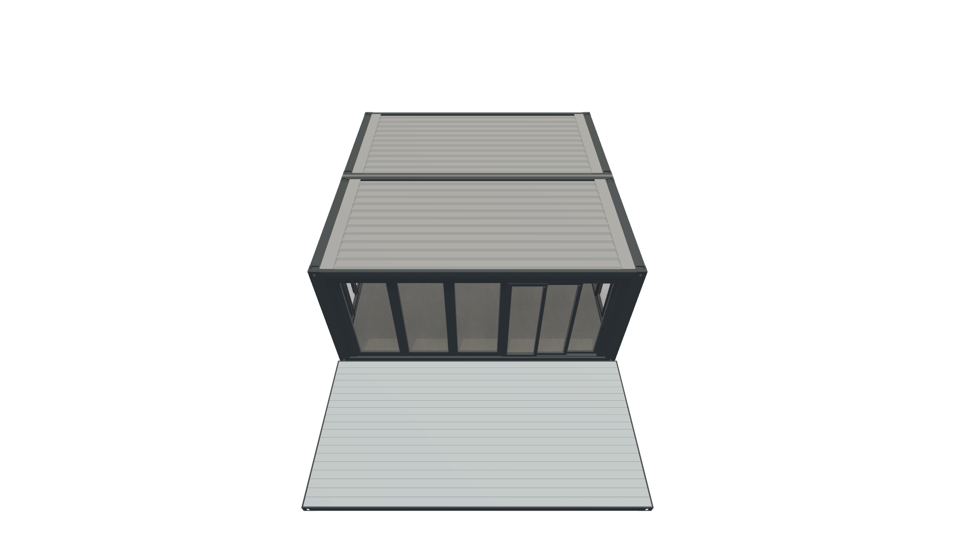 Eventcontainer Vario-Line | PREFAB 122 - Screenshot - Schräg Oben