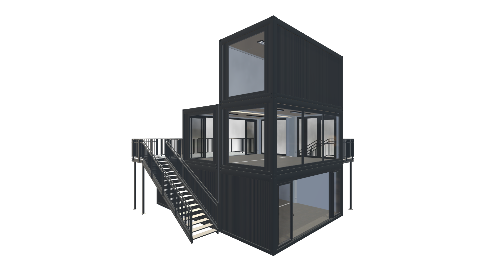 Eventcontainer Vario-Line | PREFAB 57 - Vorne Links Eventcontainer Vario-Line | PREFAB 57 - Screenshot - Vorne Links