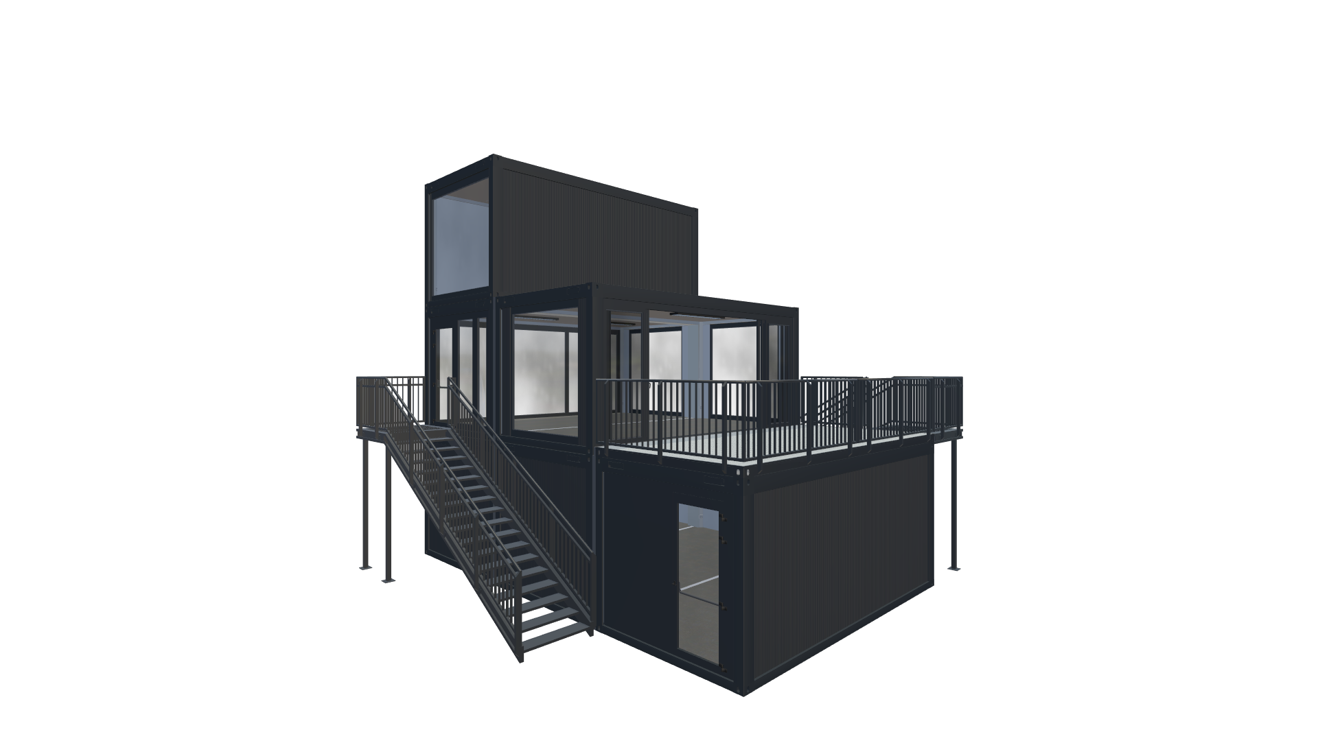 Eventcontainer Vario-Line | PREFAB 57 - Hinten Rechts Eventcontainer Vario-Line | PREFAB 57 - Screenshot - Hinten Rechts